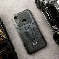 Huawei P30 Lite Mecha Army Military Belt Clip Stand Armor Case