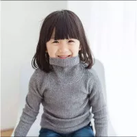 Baju Rajut Anak Turtleneck / Sweater Rajut Anak / Pakaian Rajut Anak