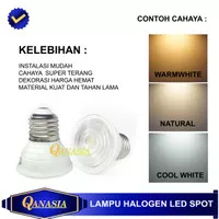 Lampu Sorot LED 3 Watt 3W Bohlam Spot Light Spotlight E27