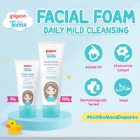 PIGEON Teens Facial Foam - Daily Mild Cleansing 40Gr