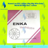 ENKA Kawat Las CO2 1.6mm 15kg Mig Wire Enka NK58 ER70S6 Size : 1.6mm