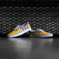 Vans Era Two Tone Checkerboard Black Yellow BNIB ORIGINAL MURAH