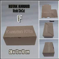 KARDUS KARTON BOX SEPATU  PELANGI  TIPE F UKURAN 28 X 13 X 10 CM