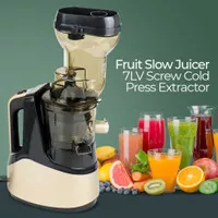 MIUI Fruit Slow Juicer 7LV Screw Cold Press Extractor Machine