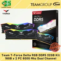 Team T-Force Delta RGB DDR5 32GB Kit 16GB x 2 PC 6000 Mhz Dual Channel