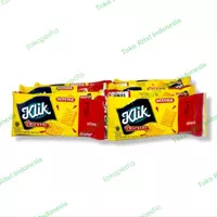 Klik Crackers Renceng (20x12g)/Biskuit Serena Klik Keju/Biskuit Klik