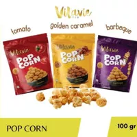 Pop Corn VILAVIE Rasa: Barbeque, Golden Caramel, Tomato. 100 gram.