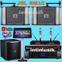 Paket Sound System Karaoke Set Speaker JBL RM 10 Original