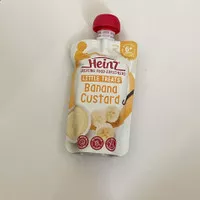 Heinz Strawberry & Vanilla Custard Pouch 120g banana makanan bayi
