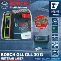 Bosch Laser Line Level Waterpass GLL 30 G Meteran Garis 10Meter GLL30