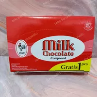 Coklat ayam Jago Milk Chocolate compound 1 box isi 12