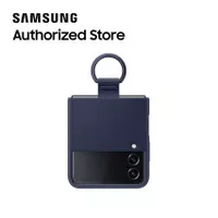 Samsung Galaxy Z Flip4 Silicone Cover with Ring - Navi