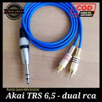 Kabel jack akai TRS 6,5 to RCA kabel KITANI 1 sampai 5 meter