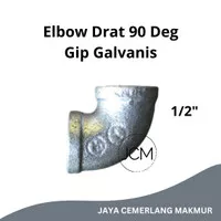 Elbow / Keni Drat Gip Galvanis 1/2" Inch 90 Deg / Knee Galvanis Besi