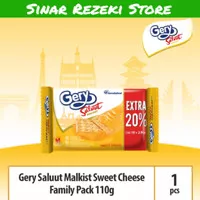 Gery Saluut Malkist Keju Manis Pack 110g / Gery Malkist Keju