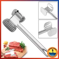 Palu Daging Pengempuk Pelunak Daging Stainless Tenderizer