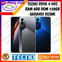 Tecno POVA 4 NFC 8/128 RAM 8GB ROM 128GB GARANSI RESMI (FS)