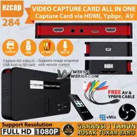 EZCAP 284 HDMI & AV VIDEO CAPTURE + REMOTE CONTROL + SUPPORT FLASHDISK