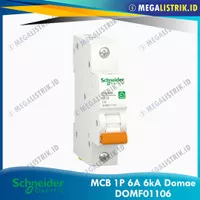 Schneider MCB Domae 1P / Phase 6 Ampere / 6A / 6 A DOM11340SNI
