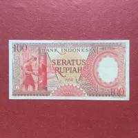 Uang Kuno Rp 100 Rupiah 1958 Seri Pekerja TP030