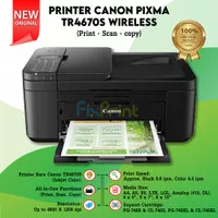 Printer WiFi Canon TR4570S TR4670s Print A4 Bisa Scan Copy F4 Via ADF