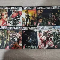Attack on Titan Manga Vol 2 3 4 5 6 7 8 9 10 11 Indonesia translate