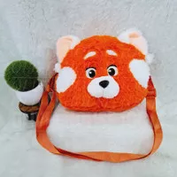 Tas Slempang Turning Red 1 Rest Sling Bag Boneka Red Fox Orange