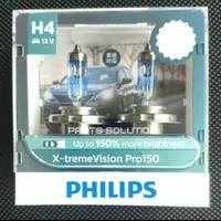 Lampu Mobil Philips Xtreme Vision Plus H4 12V +130% Mode In Poland