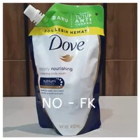 Dove deeply nourishing body wash refill 400ml sabun mandi cair dove re