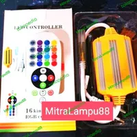 Controller RGB Remot Led Selang 4Jalur Adaptor Socket RGB+Remot 4Pin