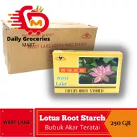 Minuman Kesehatan Bubuk Akar Teratai WEST LAKE Lotus Root Starch 250Gr