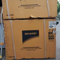 Outdor AC sharp 1pk R32 Baru Outdor AC Sharp Thailand R32 AU-A9SEY 1PK