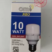 Lampu LED OMI 10 Watt Cahaya Putih Bagus Dan Murah