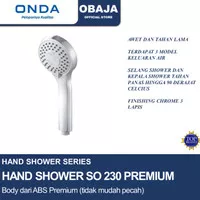 HAND SHOWER SO 230 ONDA/SO 230 ONDA/ SHOWER MANDI ONDA CHROME