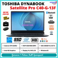 Toshiba DynaBook Satellite Pro C40-G-13F | Cel 5205U | 256GB SSD | 14"