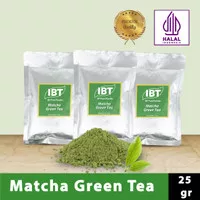 Pure Matcha Green Tea Powder Murni Bubuk Impor Kualitas Bagus 25 gr