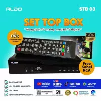 SET TOP BOX ALDO STB 03 FREE KABEL RCA