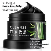 Masker Arang Bioaqua Cleanse Charcoal Bamboo