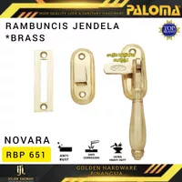 RAMBUNCIS GRENDEL SLOT SELOT KUNCI JENDELA PINTU KAYU PALOMA RBP 651