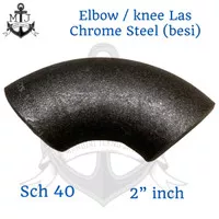 Elbow / Knee sch 40 2" inch / keni las ( besi )