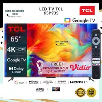 TCL 65P735 65" GOOGLE TV 4K UHD DOLBY SMART TV 65 INCH | tcl 65p735