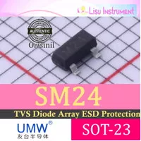 SM24 M24 TVS Diode Array ESD Protection SOT-23 UMW Original