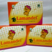 LAMANDEL bubuk obat herbal atasi Amandel kemasan sachet