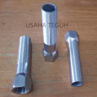 Sok Kran Panjang / Over Sok 1/2 Inchi Stainless Steel 10cm