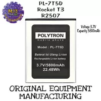 Baterai Polytron PL-7T5D R2507 atau Baterai Polytron Rocket T2 R2507