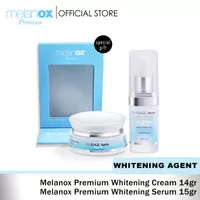 Paket Melanox Premium Serum + Melanox Cream + Melanox Facial Tissue