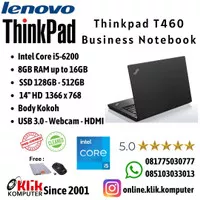 Notebook Lenovo Thinkpad T460 Legend Notebook Tangguh Bukan X260 X250