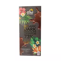 Organik Dark Chocolate 73% Sea Salt - 70 gr Cau Chocolates