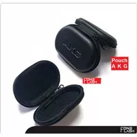 Pouch Zipper Tempat Headset Handsfree Earphone samsung AKG Original