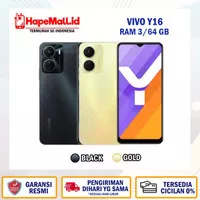 VIVO Y16 RAM 3/64 GB GARANSI RESMI VIVO INDONESIA TERMURAH